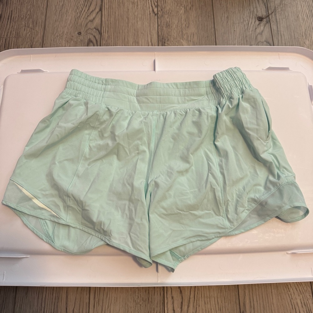 Lululemon Hotty Hot Light Blue Shorts